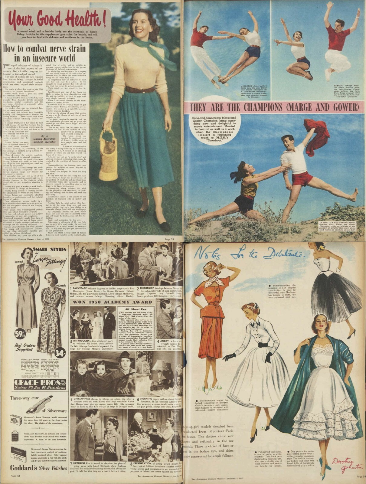 The Australian Women’s Weekly Magazine Vol.7 (1951-1953) – 157 Old Issues on DVD