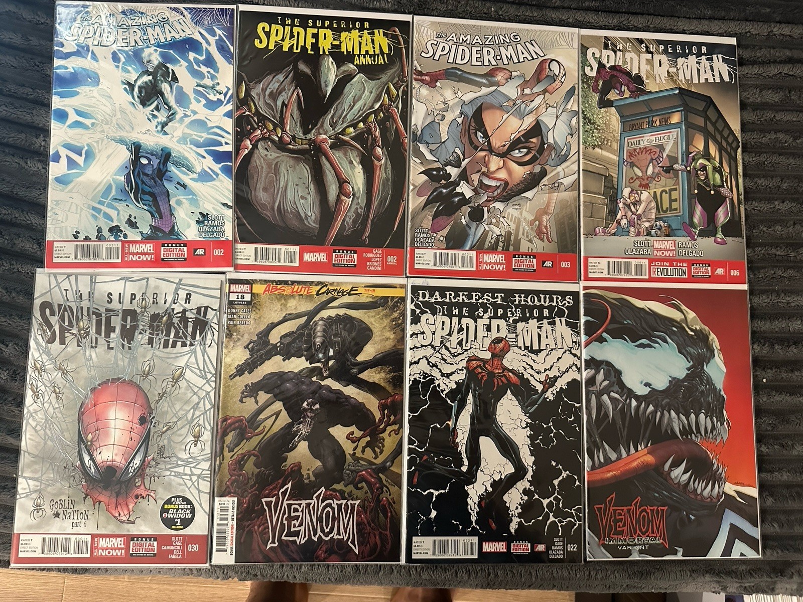 DC Comics – The amazing Spider-man-Superior, Carnage, Venom (m)