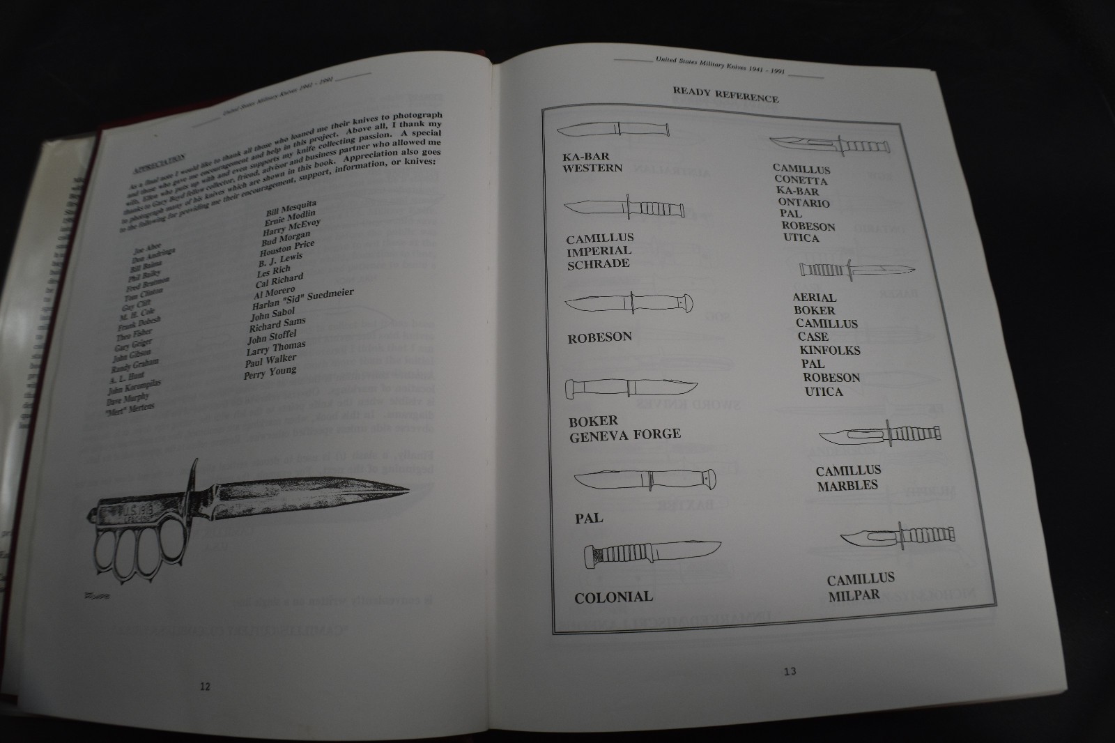 *FIRST* United States Military Knives 1941 to 1991 by Michael W Silvey HCDJ