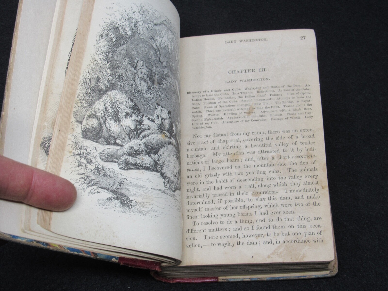 Adventures of James Capen Grizzly Adams in California 1867 Theodore H Hittell