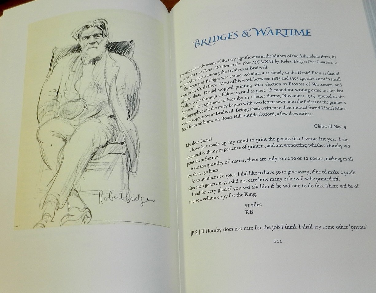 The Ashendene Press by Franklin. 1986 Limited edition refernce. Quarto, Illustd