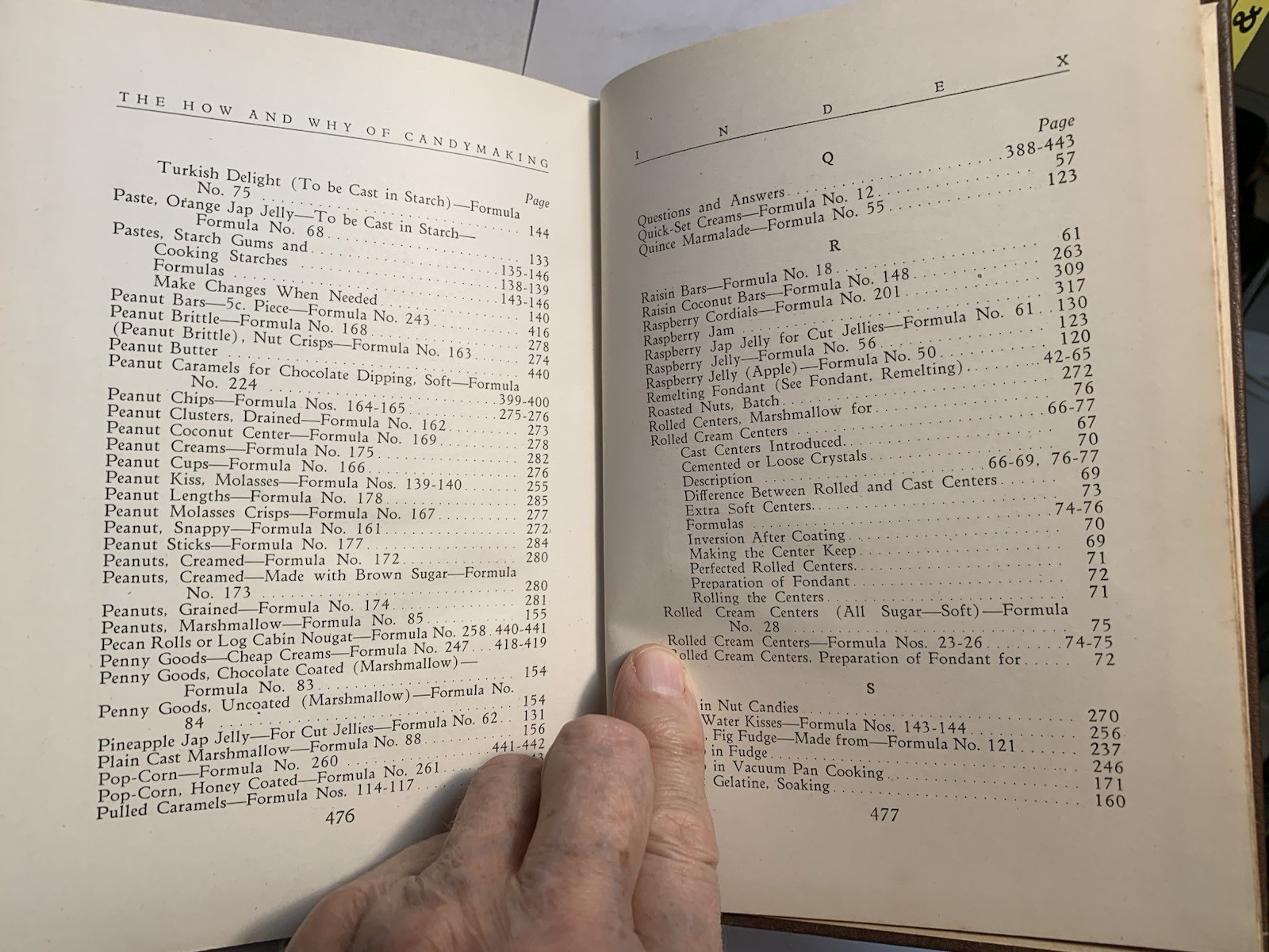 “1925 1ST ED” HB 480 PAGE BOOK THE HOW & WHY OF CANDY MAKING BY MATTHEW BERMAN