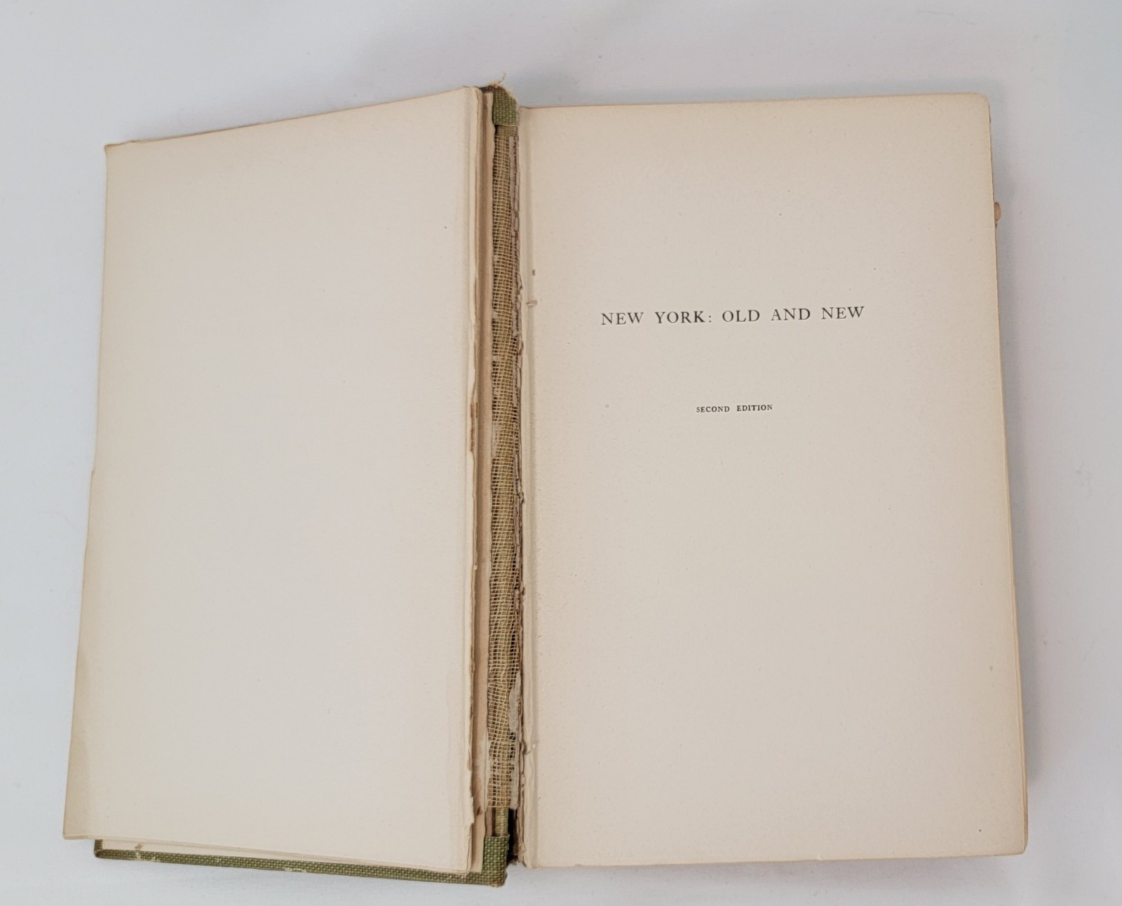 New York Old & New Its Story Streets & Landmarks Rufus Wilson Vol 1 of 2 1903 HC