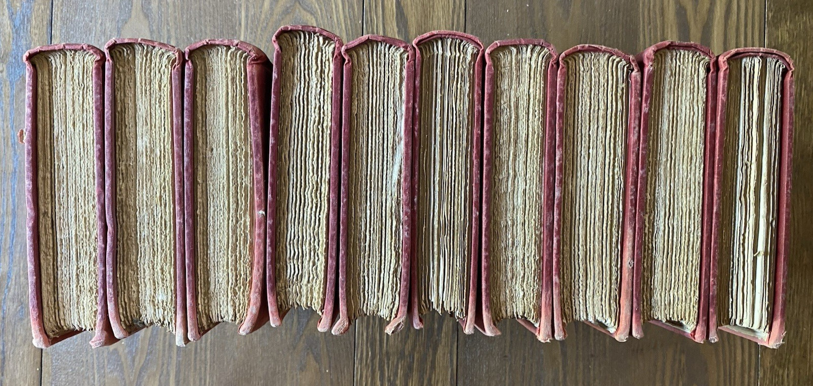 Modern Eloquence Edition de Luxe 10 Vols 1903 Oratory Red Cloth Incomplete Set