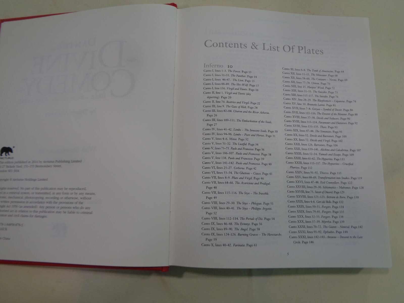 Dante’s Divine Comedy 2014 Doré Illustrated Arcturus Publishing NICE!!
