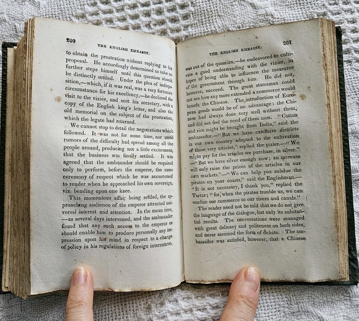 1835. CHINA AND THE ENGLISH Chinese History Rare 1st Ed Abbot’s Fireside Series