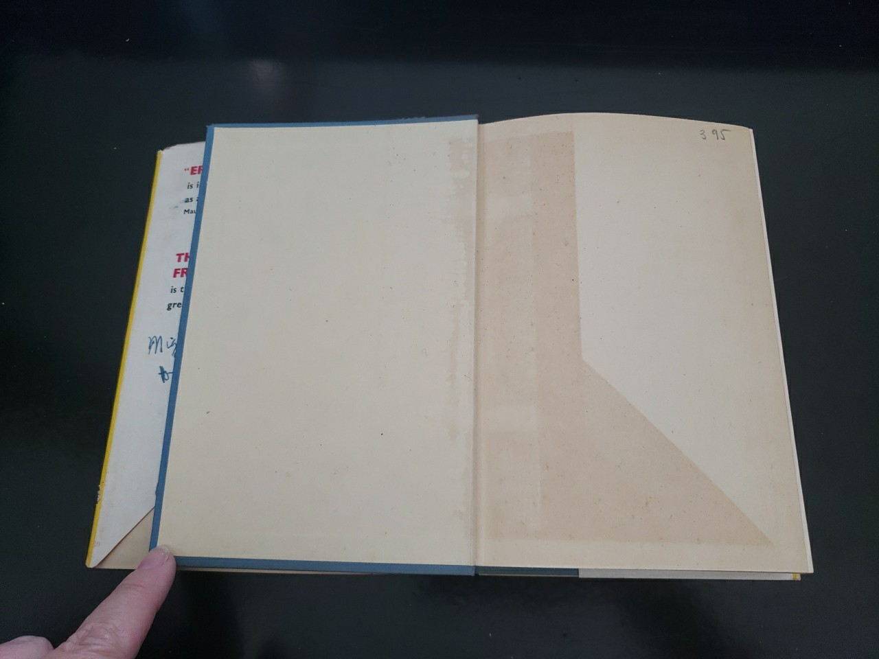 Eric Ambler The Dark Frontier 3rd Impression HC/DJ Sept 1950 RARE Spy Thriller