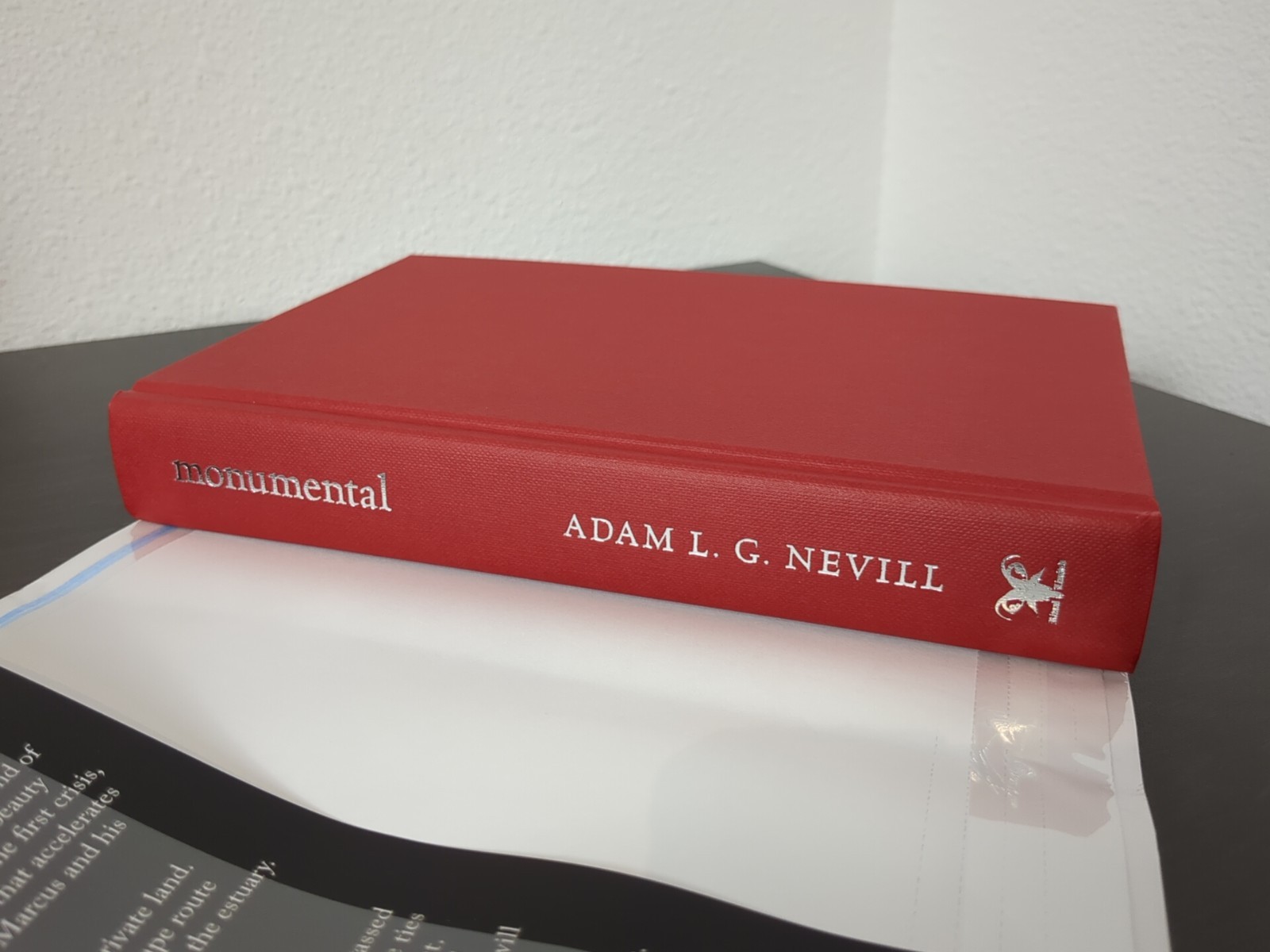 Signed! Monumental by Adam Nevill – Hardcover Limited 1st Edition
