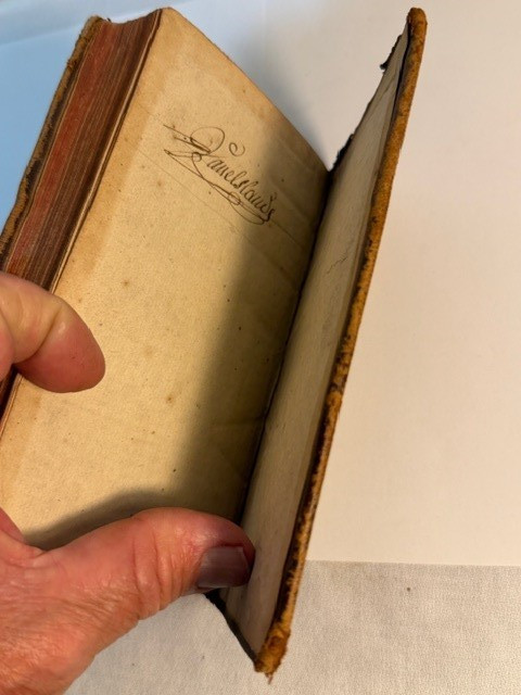 Antique 1773 Jacob Cats Dutch Book – Alle de Werken – Full Leather – Ghent