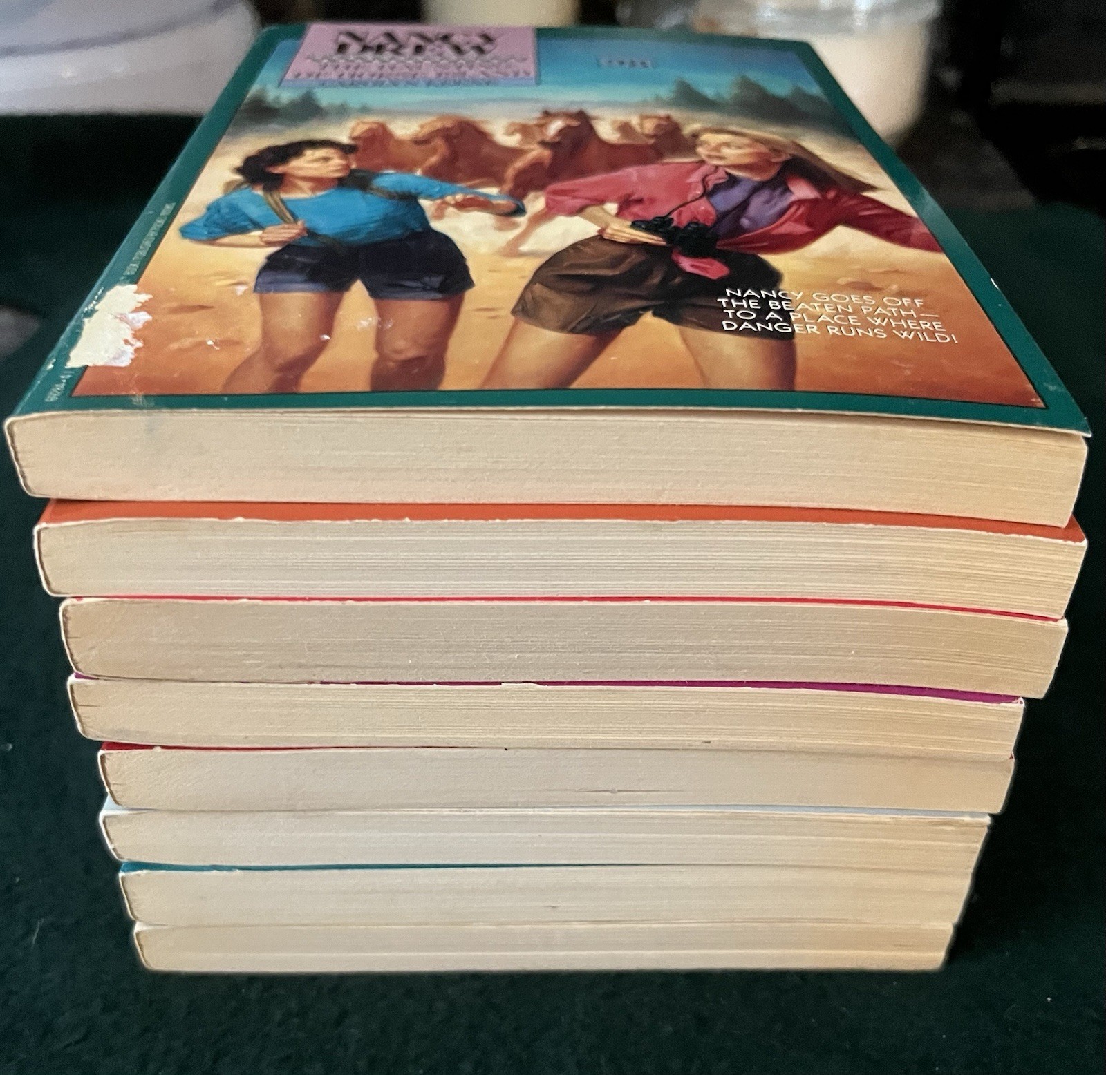 Nancy Drew Vintage PB Books lot of 8 Pub. early 1990s by Minstrel Pocket Books