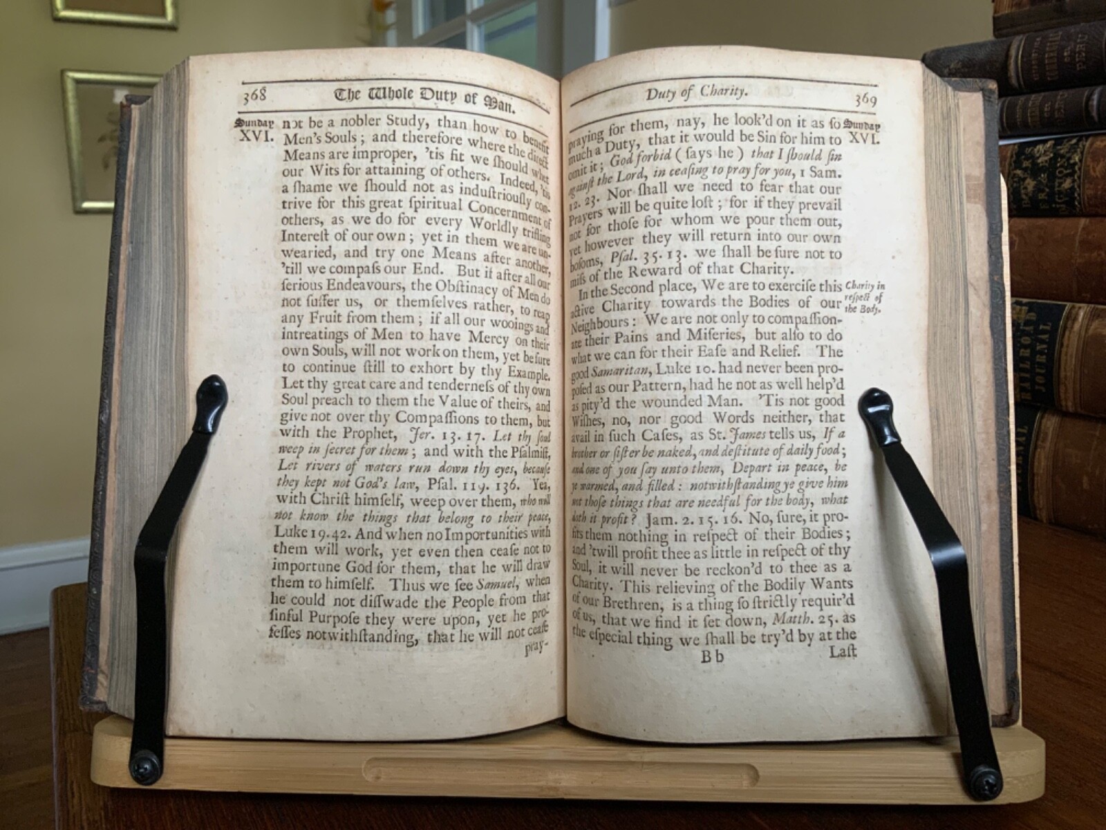 1715 The Whole Duty of Man – Cambridge Binding – Early Gift Inscription