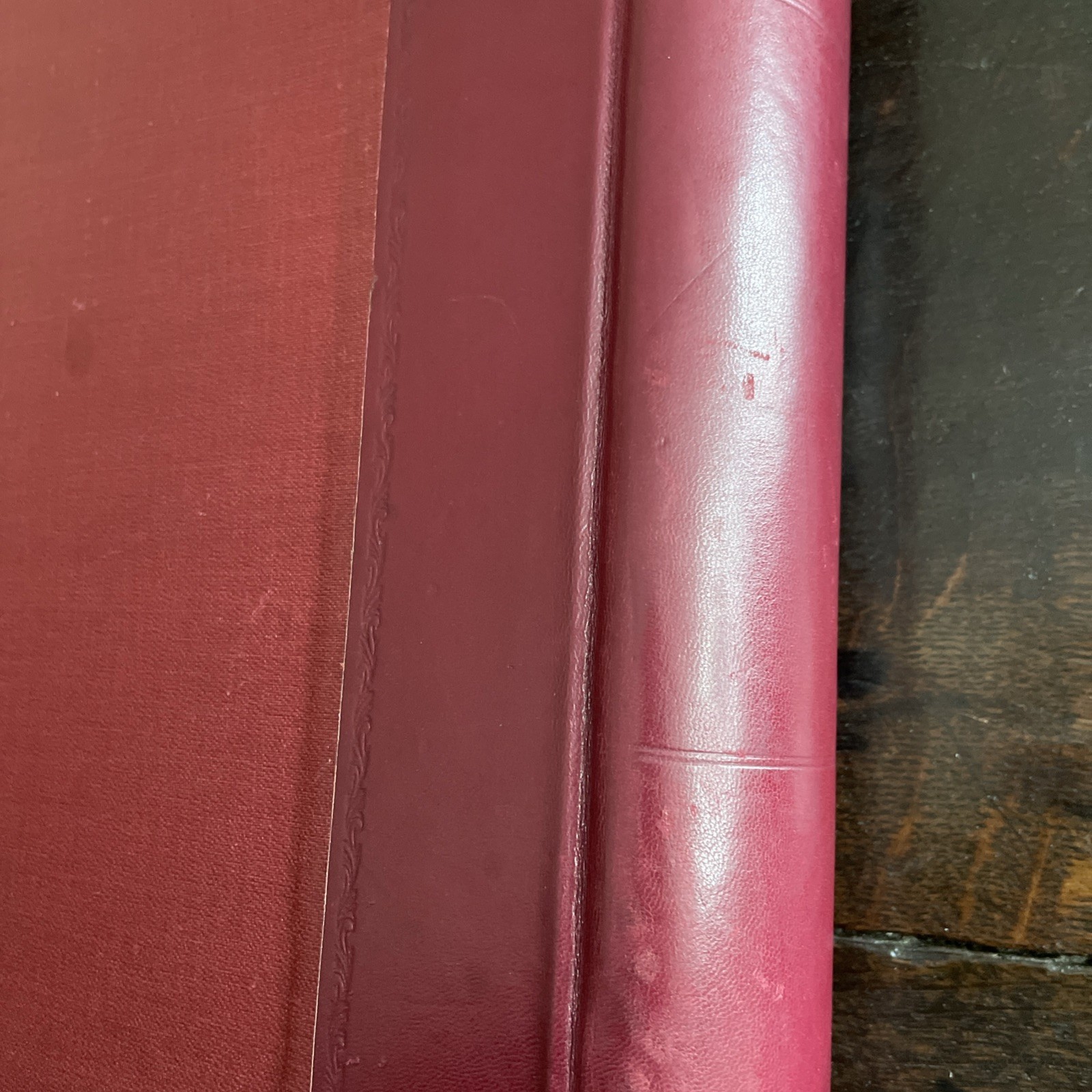 Vintage Bespoke Leather Ledger 6KG Oversized A to Z Barrow Printing Co UNUSED