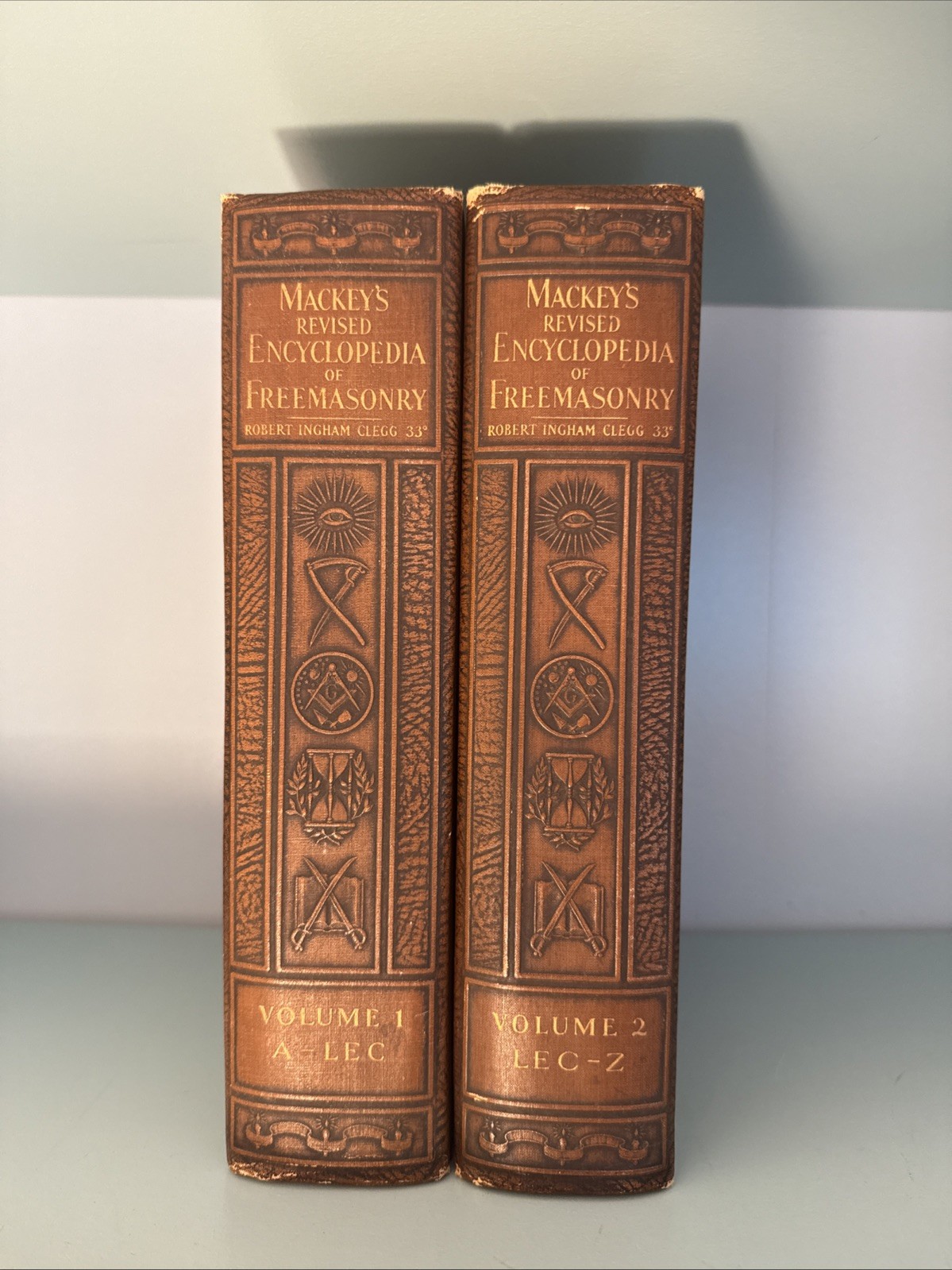 Mackey’s Revised Encyclopedia Of Freemasonry – 2 Volume Set – 1929￼