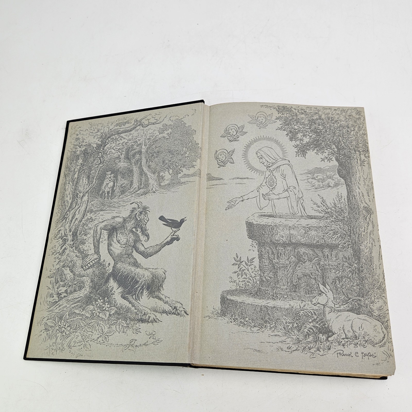 1928 The Well of St. Clare Anatole France Frank C. Pape Illustrated HC Book