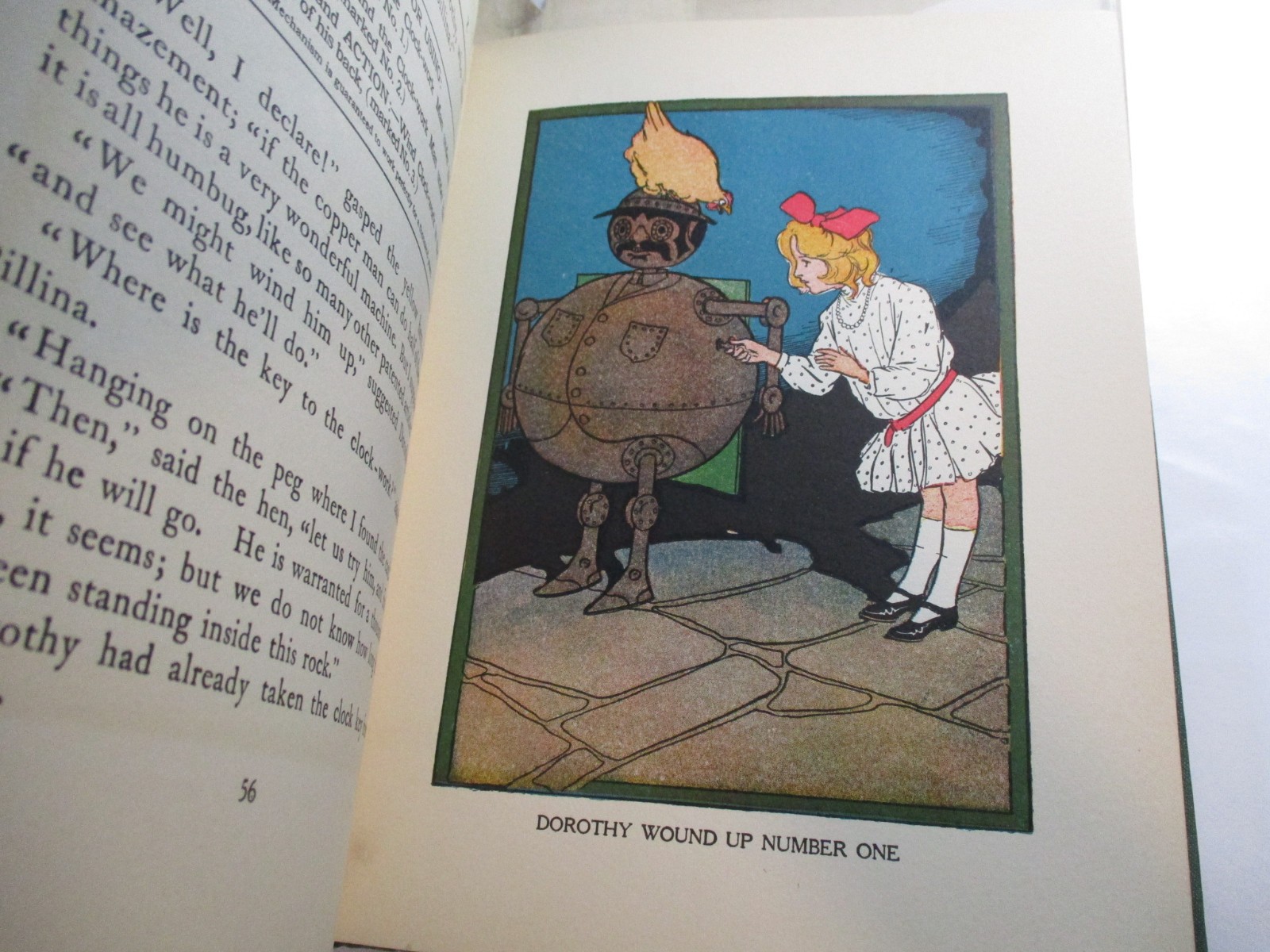 Ozma of Oz, L Frank Baum, Reilly & Lee, Color Art, DJ, 1920s Edition