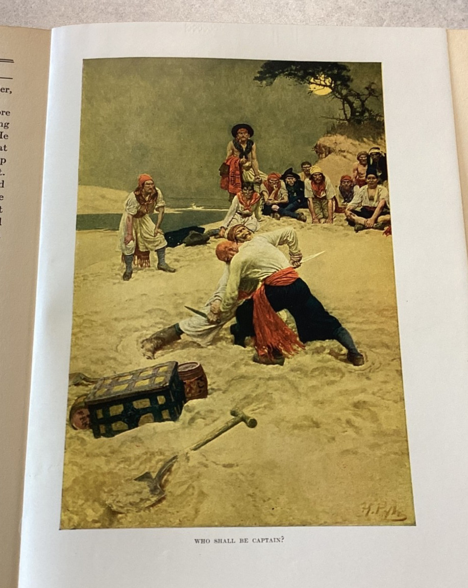 1921 Howard Pyle’s BOOK OF PIRATES Harper & Bros Color Illustrations VG Conditio