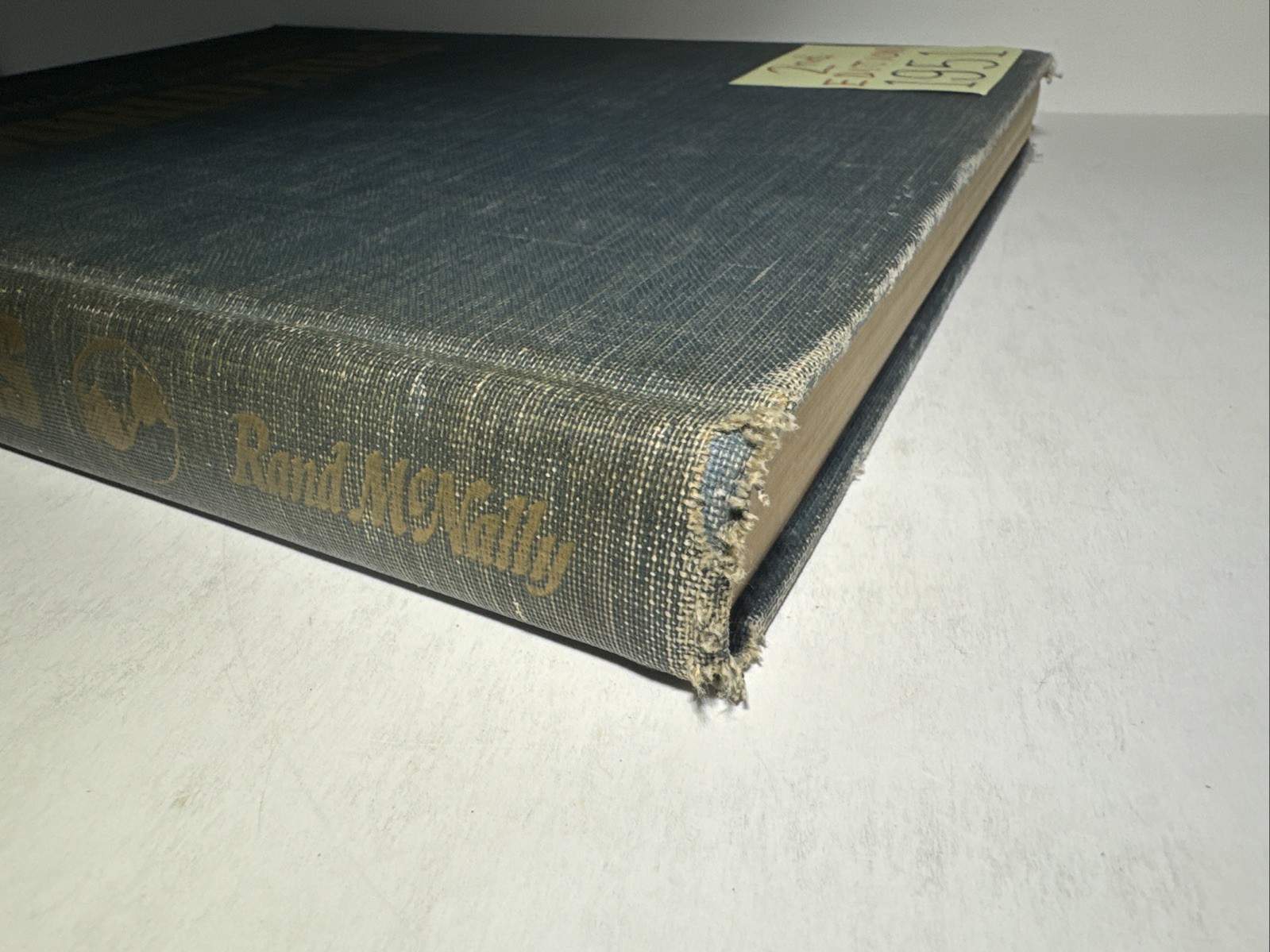 Rand McNally Cosmopolitan World Atlas 2nd Edition 1951 Vintage Hardcover