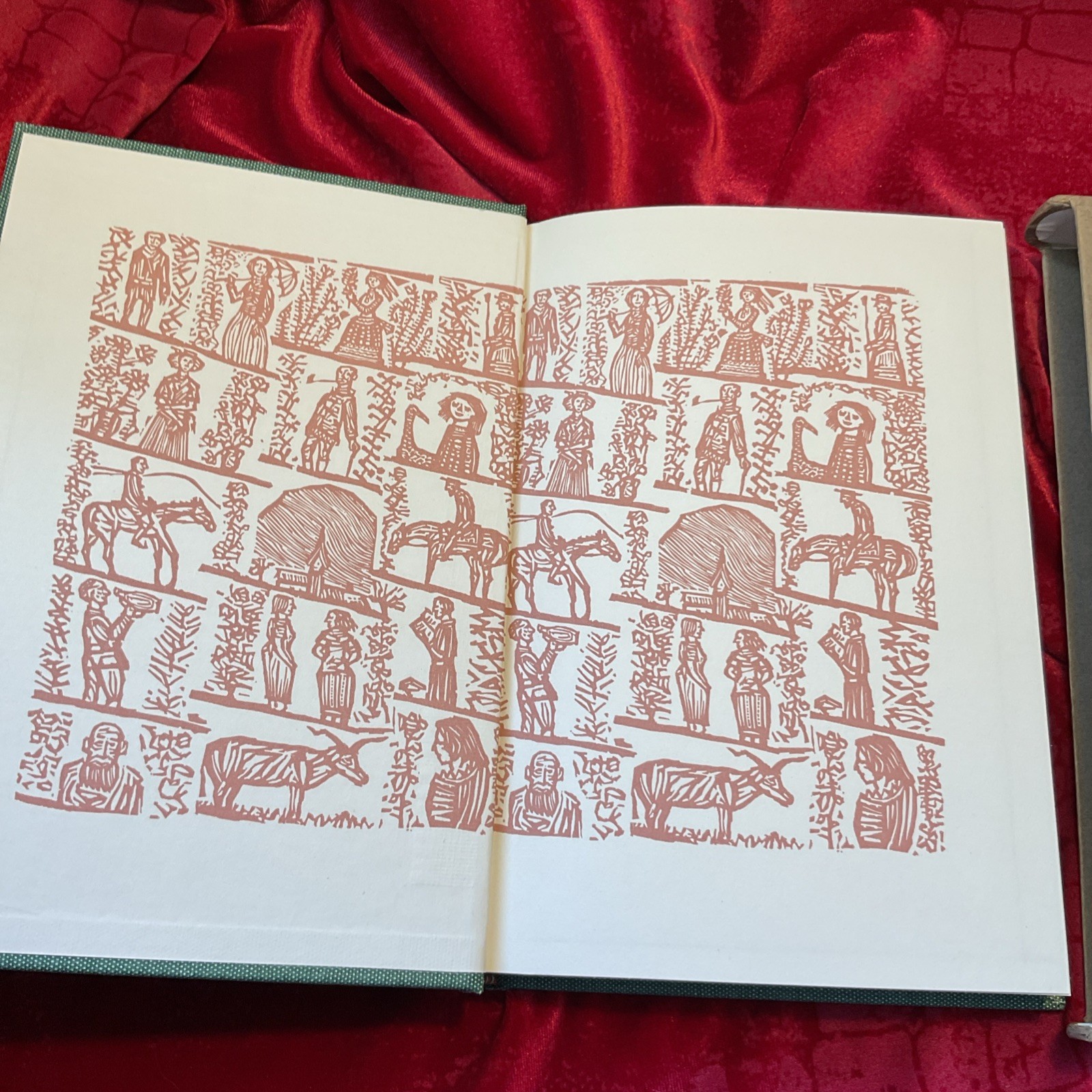 St Peter’s Umbrella – Kálmán Mikszáth 1966 Folio Society Illustrated Slip Case