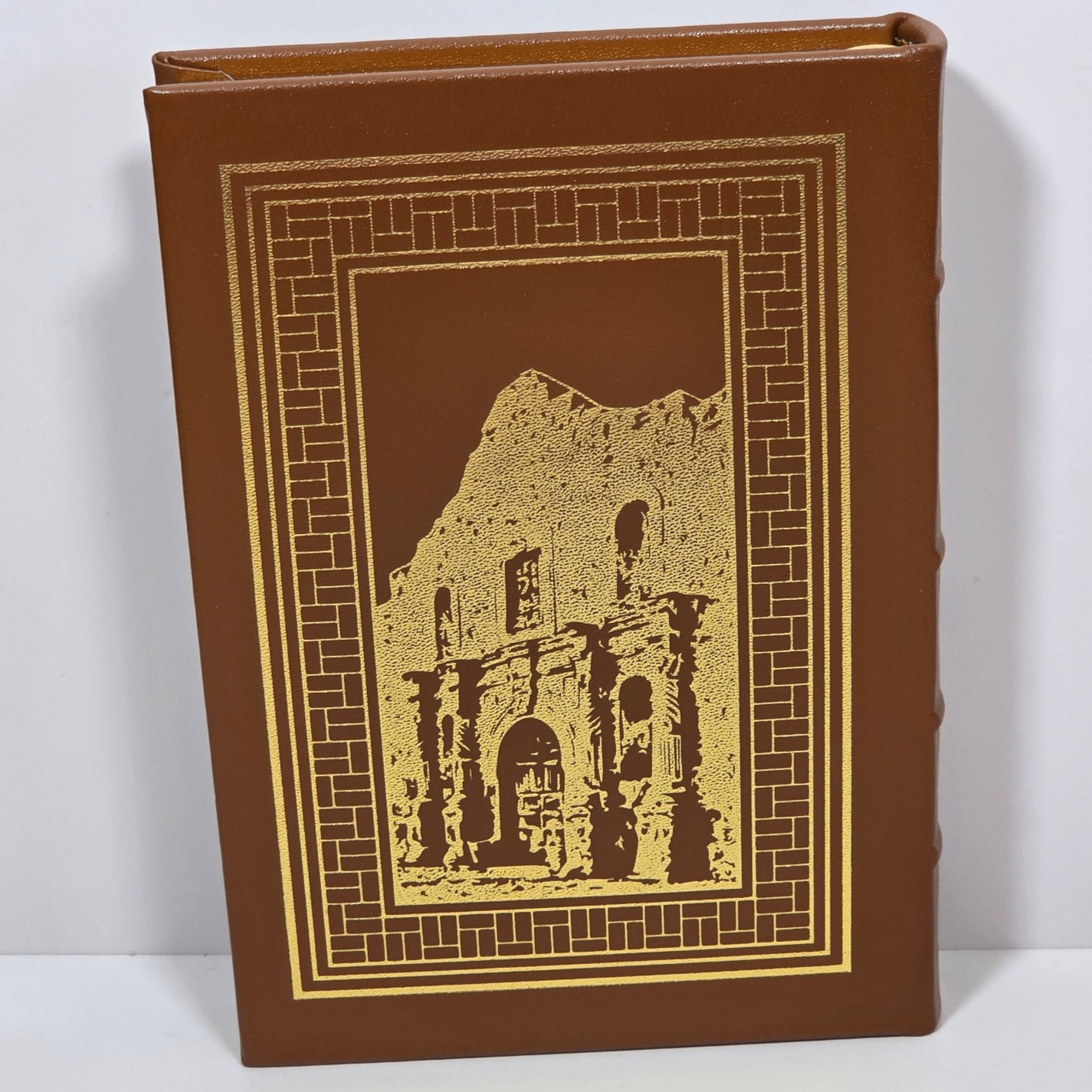 Easton Press A Time To Stand Lord Leather Alamo Texas Military History Notes