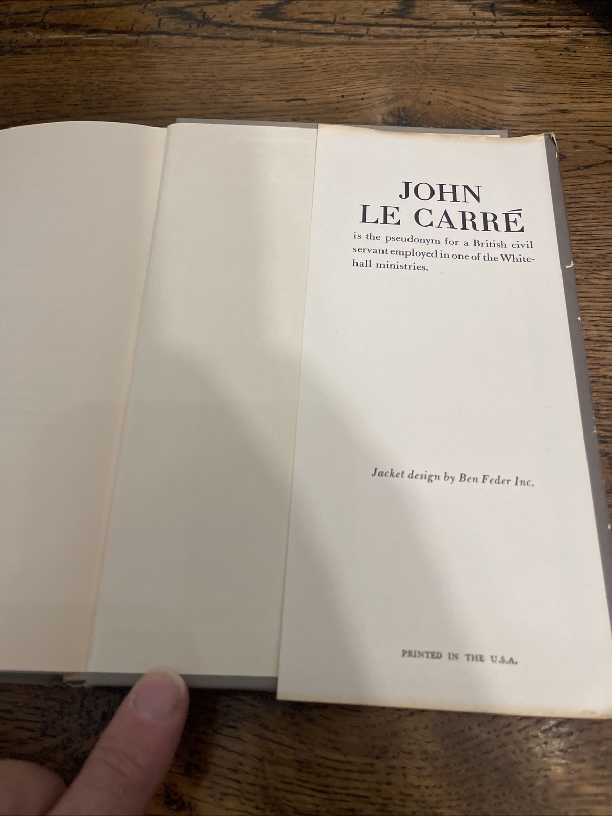 The Spy Who Came in From the Cold by John Le Carre 1963 Book Club Edition Vint