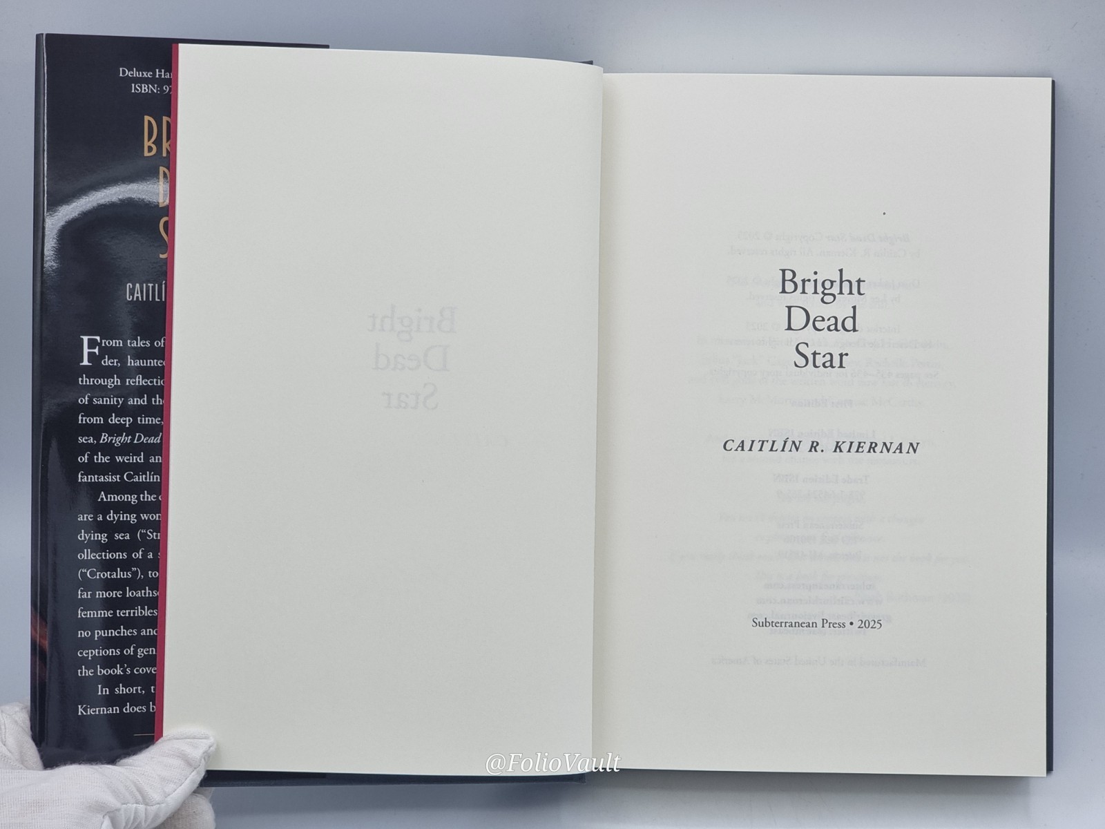 Bright Dead Star/Zoetrope Bizarre – C. Kiernan – Subterranean Press – 2025 – VGC