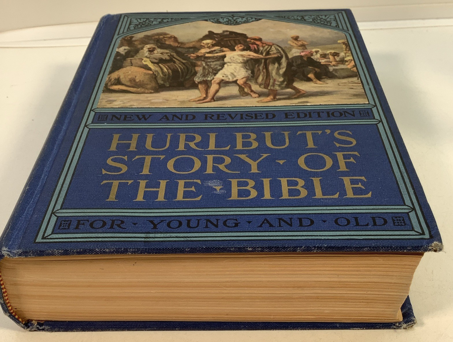 Hurlbut Story of the Bible 1932 Rev Ed 1948 Sunday School Award Inscribed