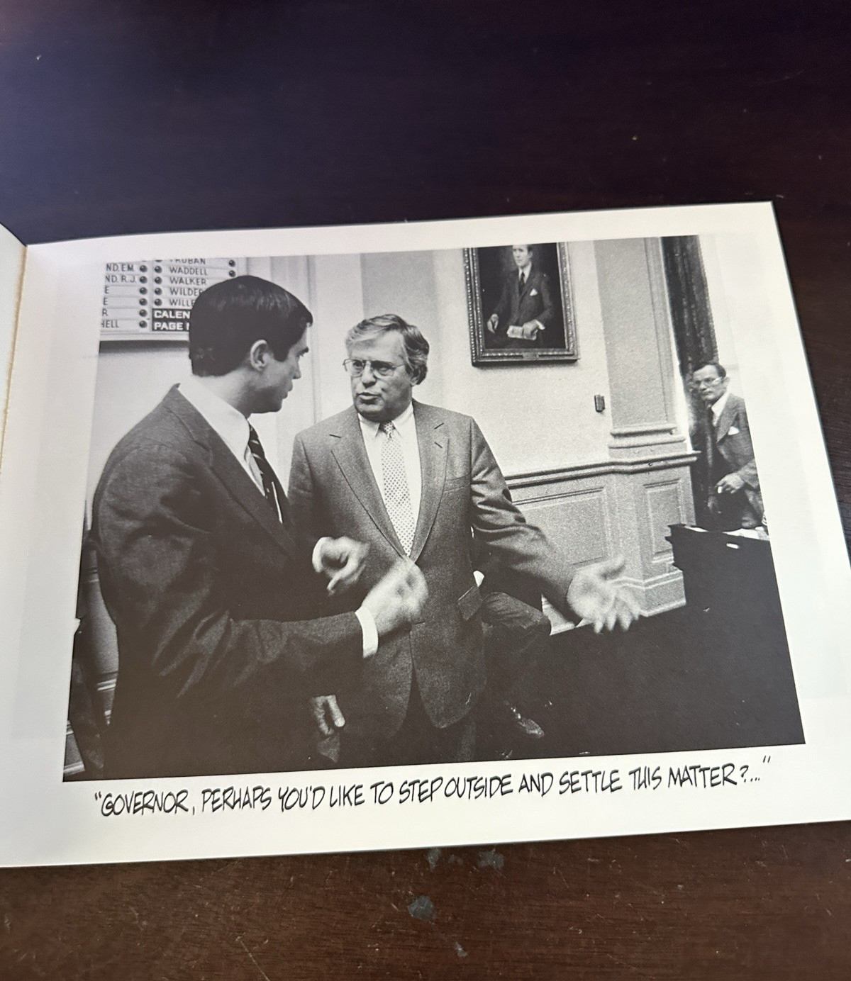 Capitol Comics SIGNED Bob Brown 1983 VIRGINIA GENERAL ASSEMBLY Jeff Macnelly