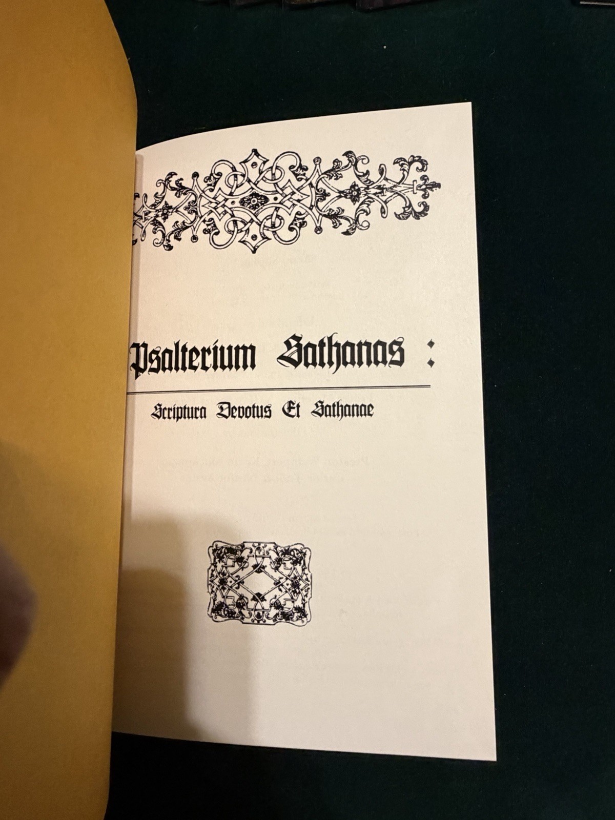 Psalterium Sathanas – J. Boomsma – Hardcover, Limited Edition #79 of 100 – 2015
