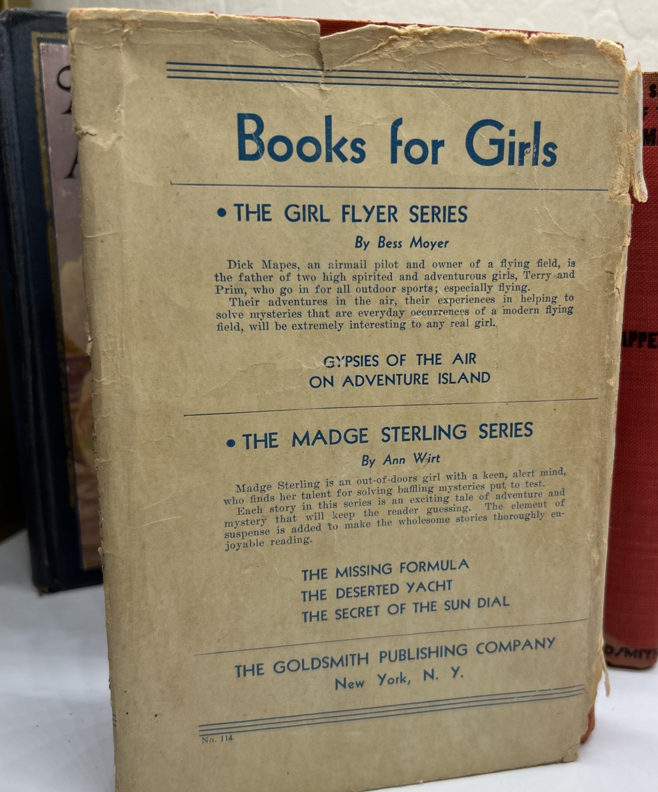 4 Antique + Vintage Hardback Books Nautical Sailing Juvenile Fiction Adventure