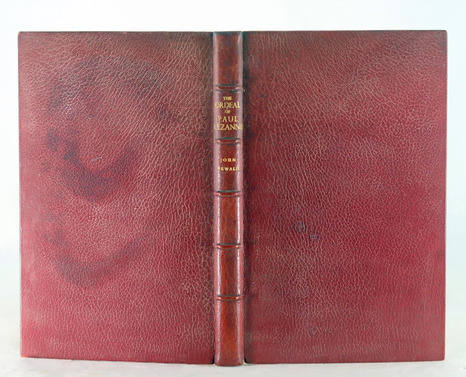 John Rewald c1950 The Ordeal of Paul Cézanne Fine Full Leather Binding