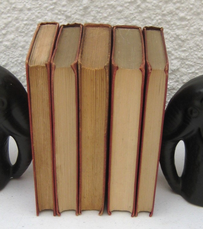 Classic Vintage, Antique Literature Bundle x 5, T.Nelson & Sons