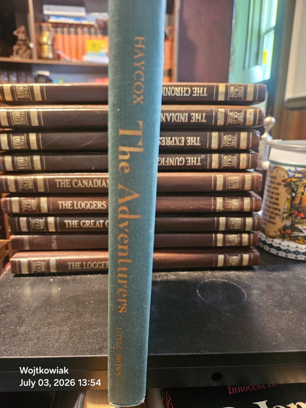 112# The Adventurers Ernest Haycox 1954 Little Brown Final Novel HC
