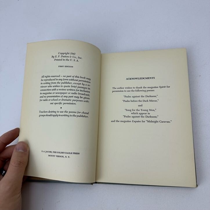 A Day In Manhattan A. M. Sullivan 1941 HC Signed Numbered 320 First Edition