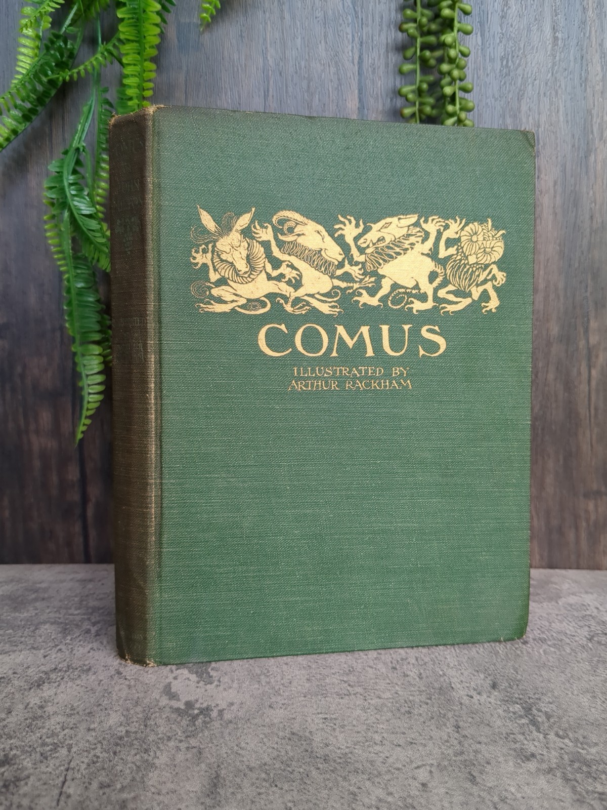 Comus John Milton Illustrated By Arthur Rackham 1921 W/ An Uncut Page