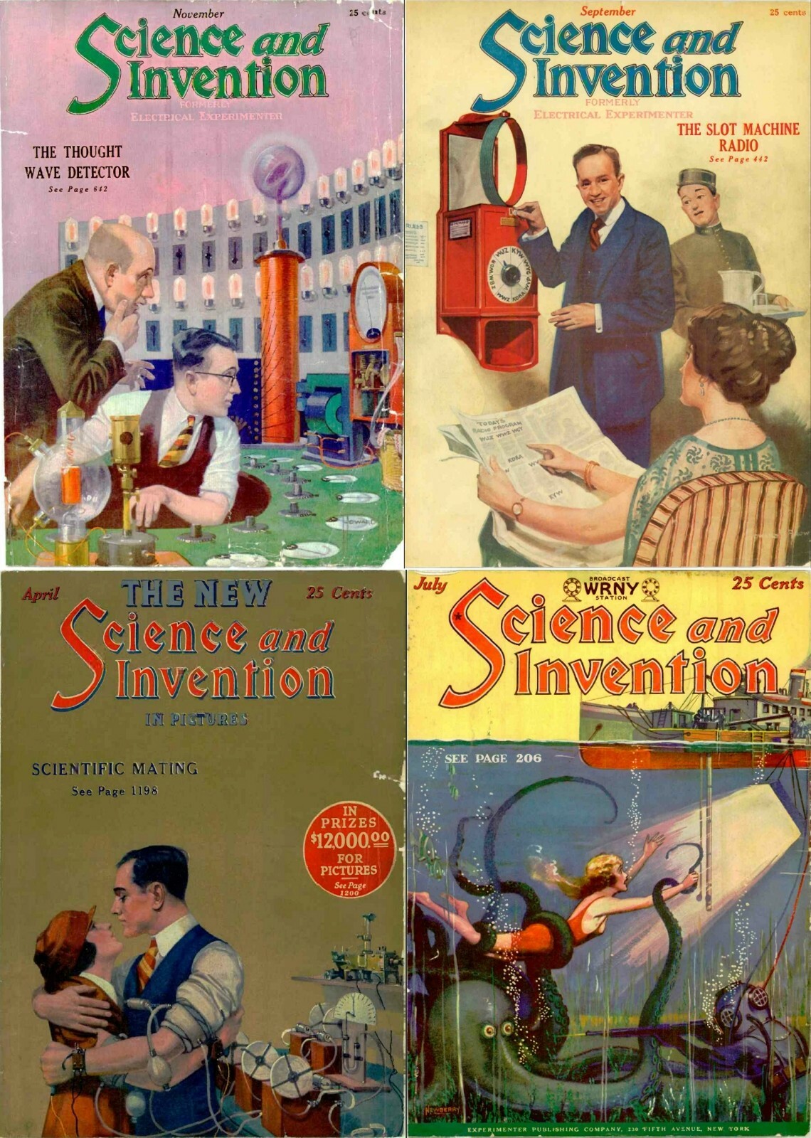 132 Old Rare Issues of The Science and Invention Magazine (1920-1931) DVD