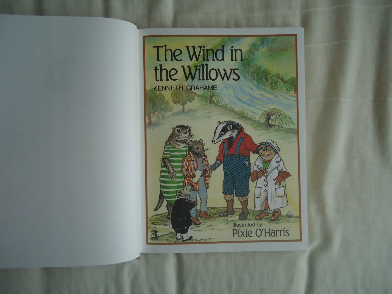 The Wind in the Willows By Kenneth Grahame Hardback Book With Dust Jacket