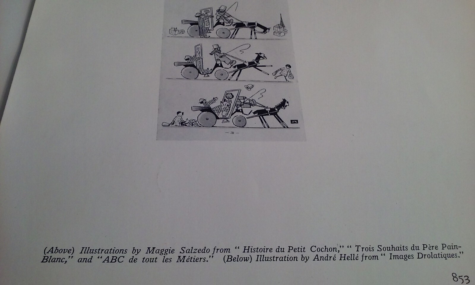 CHILDREN’S BOOKS IN FRANCE Vintage 1930’s Original Excerpt Article w/ Prints 10p