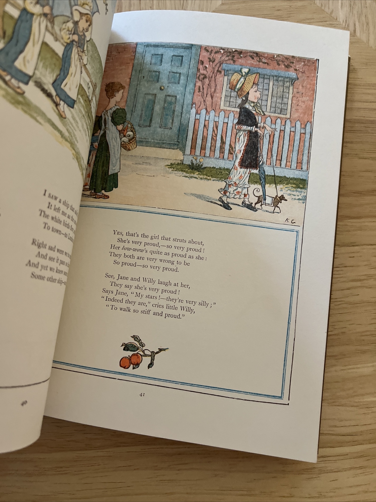 Under The Window Kate Greenaway Ex Lib Printed In Great Britain Frederick Warne
