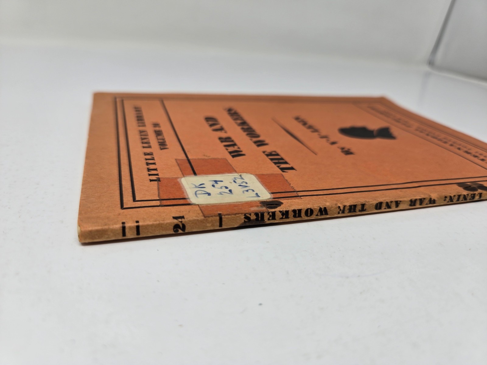 Antique 1940 Little Lenin Library Vol. 24 WAR AND THE WORKERS Book V.I. LENIN