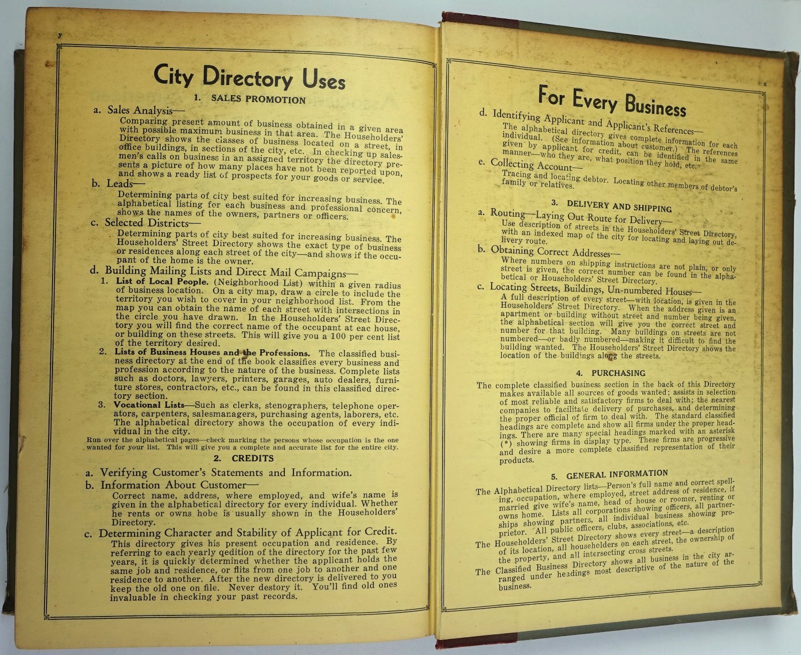 Polk’s Long Beach California City Directory Buyer Guide Business Directory 1936