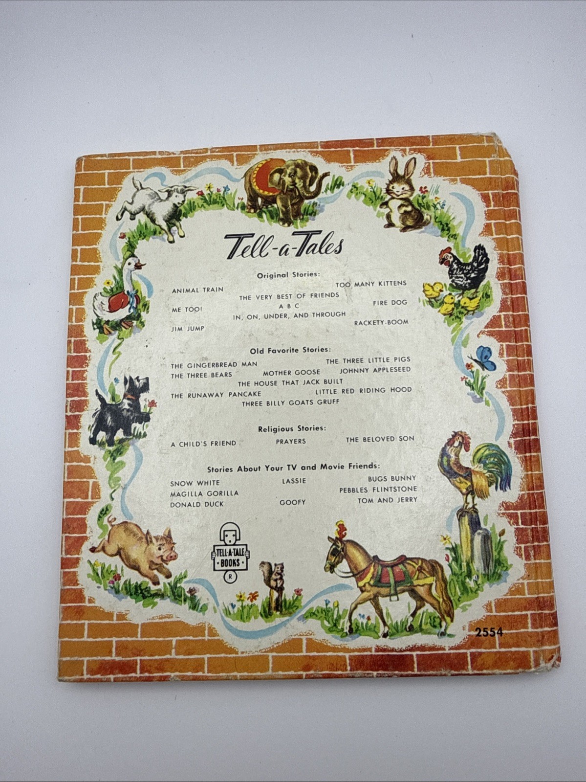 Vintage Circus Alphabet Tell-A-Tale Book Whitman Publishing Retro Children’s