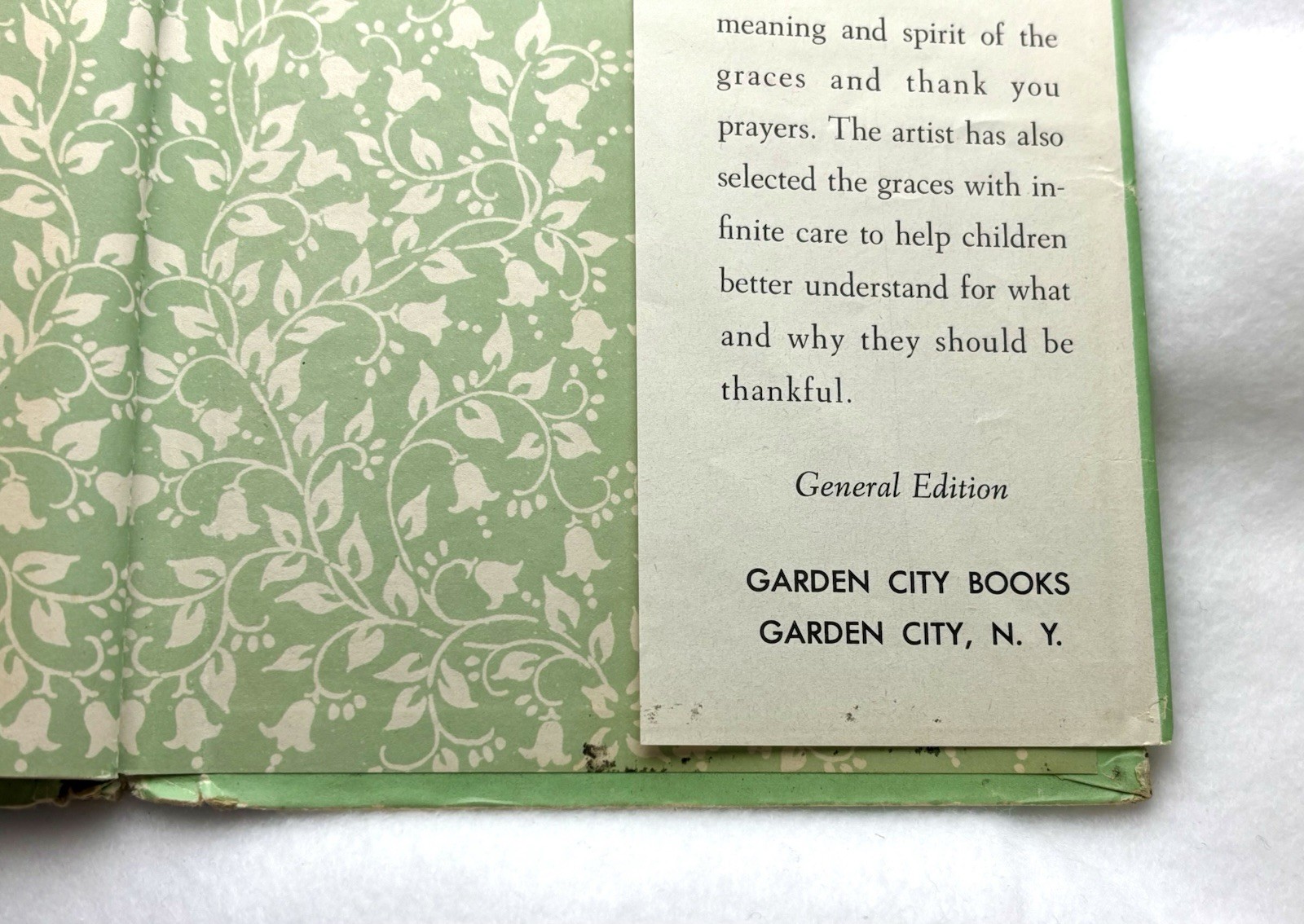 Children’s Prayer Book Vtg Hear Our Grace 1955 Religious Illustrated Ephemera