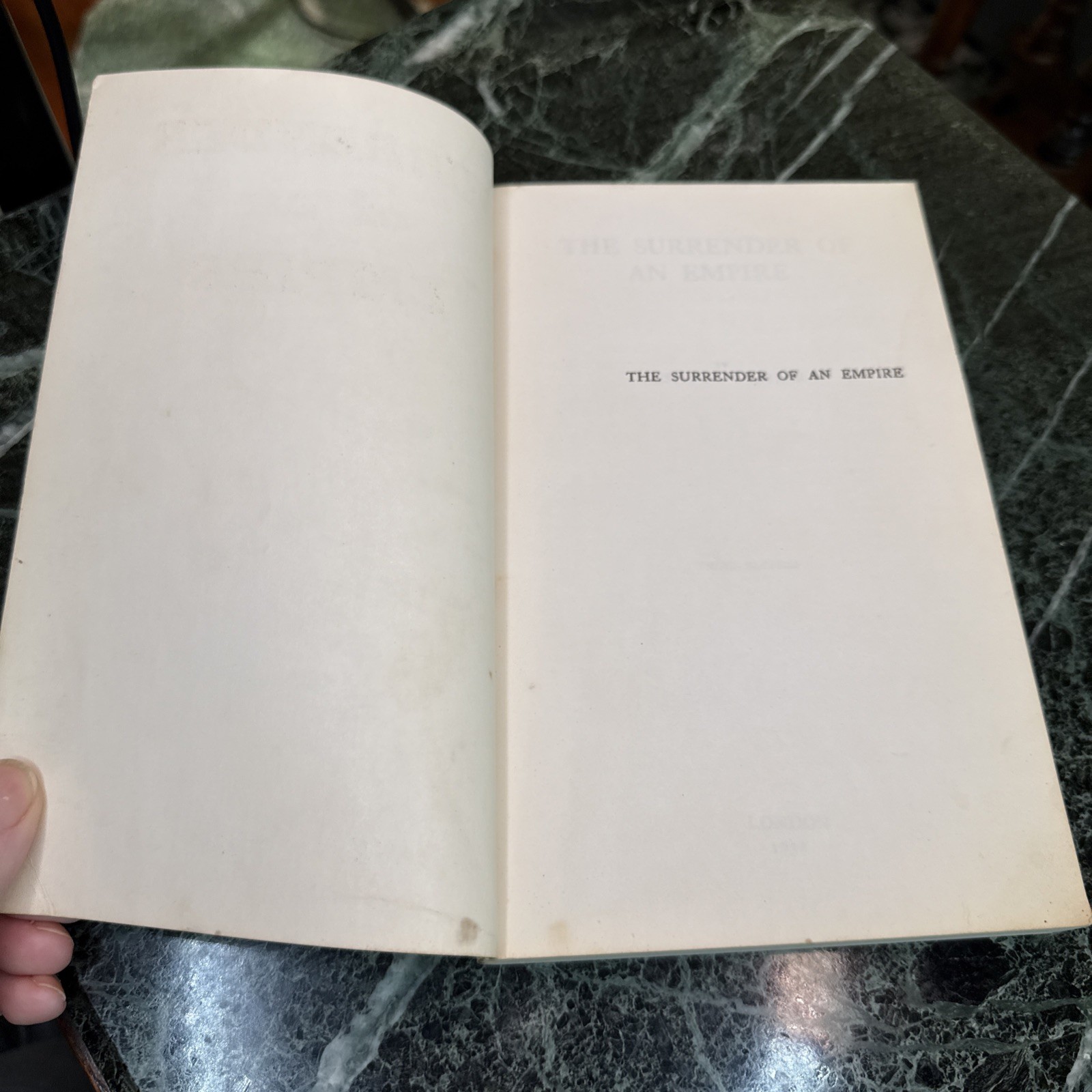 Vintage Surrender of an Empire British History Politics Decline Book 1972