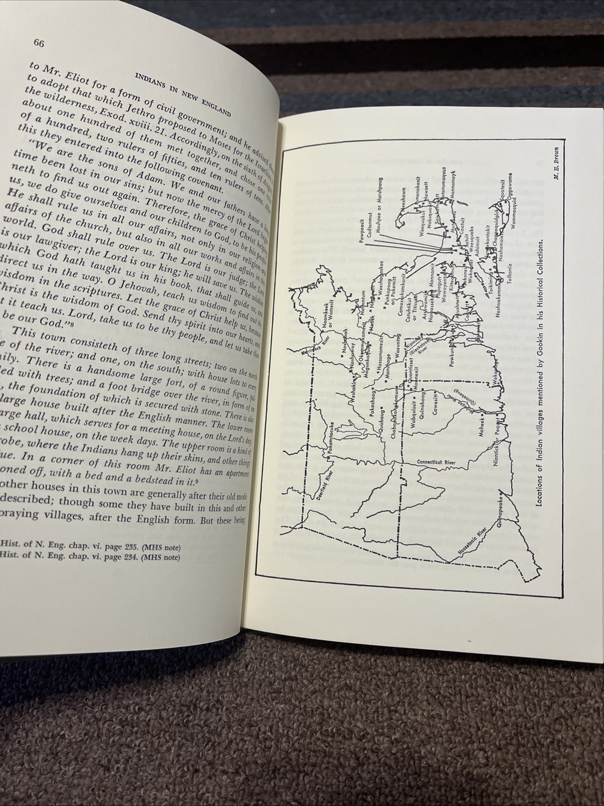 Historical Collections Of The Indians In New England 1970 By Daniel Gookin