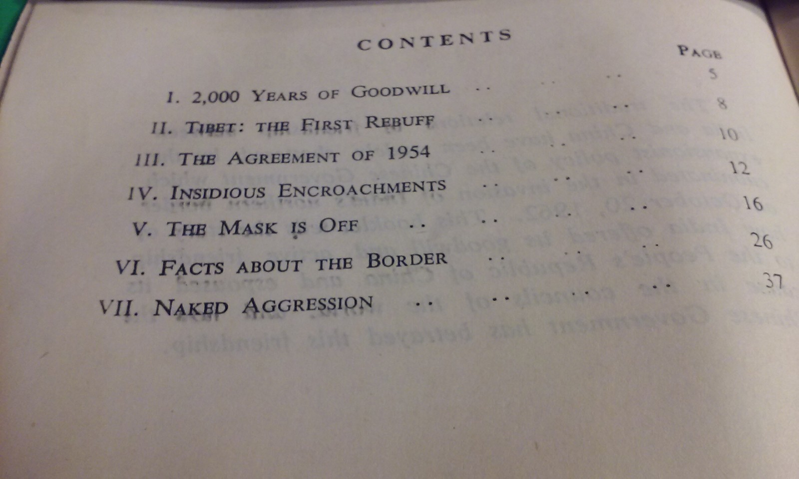 China’s Betrayal Of INDIA Background To The Invasion Vintage History Booklet Map