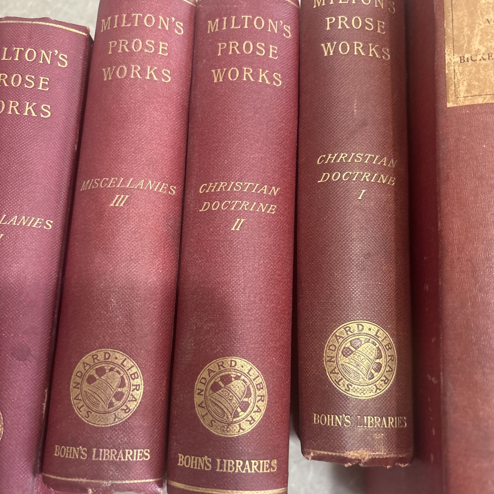John Milton’s Antique Book Lot