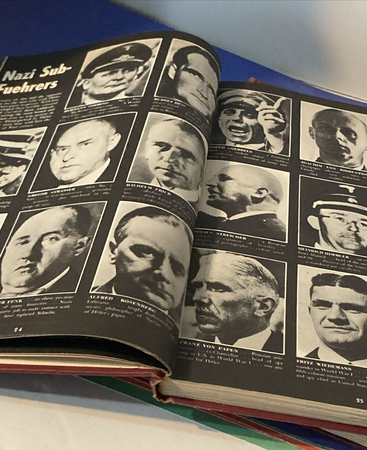 Vintage Set 2 – Volumes I & 2 World War II In Pictures – Hardcovers – 1945