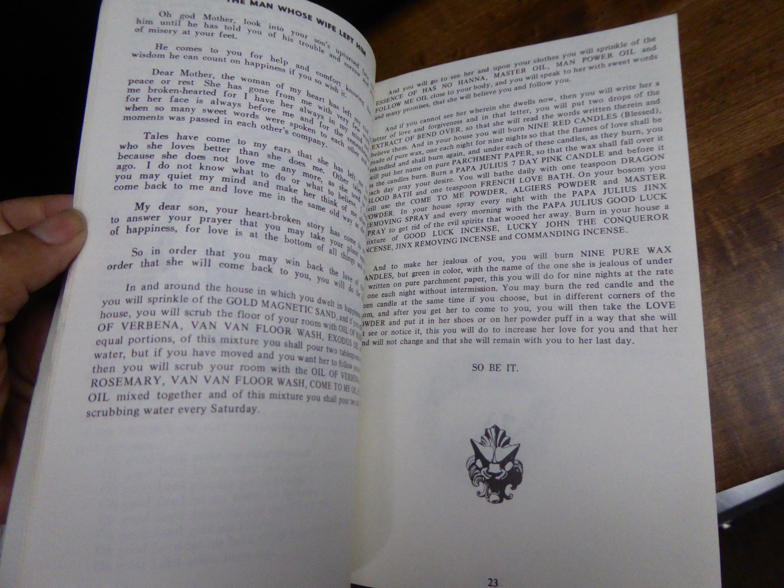 “Revised Black and White Magic” by Marie Laveau Paperback 1975