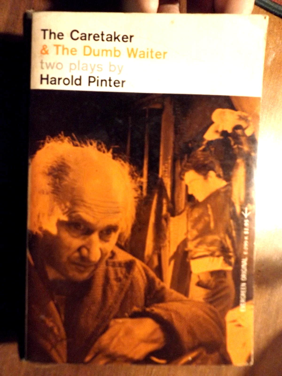 THE CARETAKER & THE DUMB WAITER * Two Plays By HAROLD PINTER =1965=========FEB/1