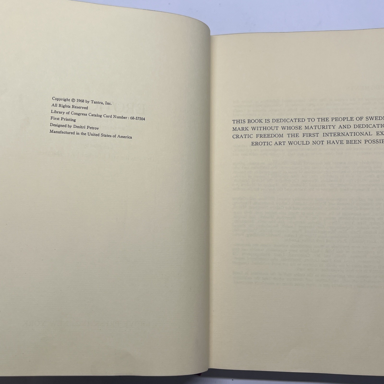 Erotic Art: Survey Of Erotic Fact & Fancy In Fine Arts, P. & Eberhard Kronhausen